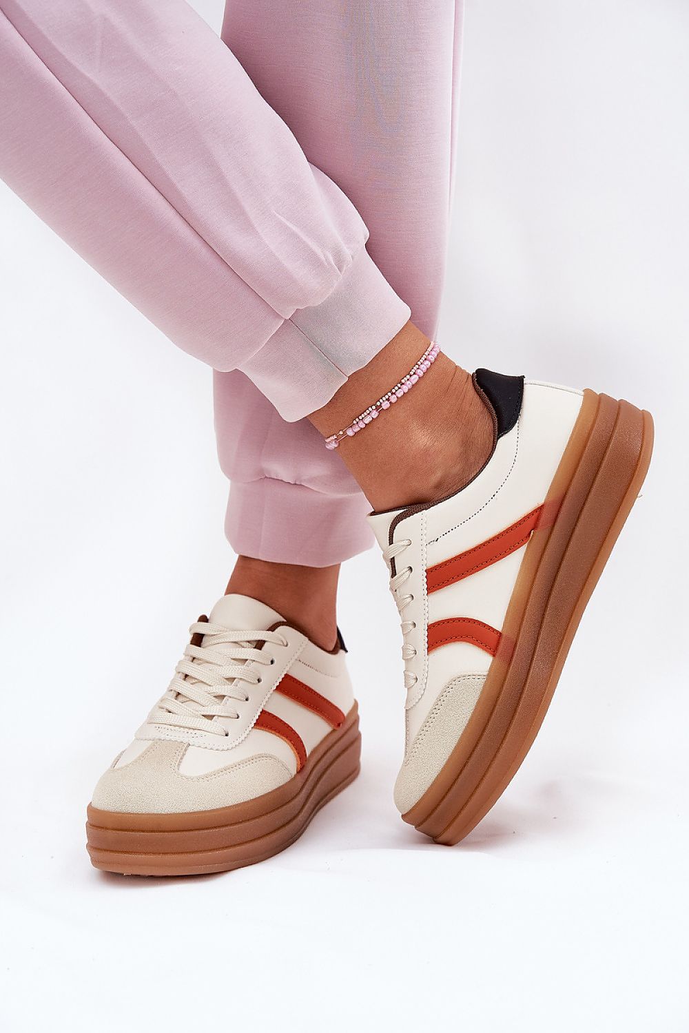  Pantofi sport pe platformă model 211348 Step in style 