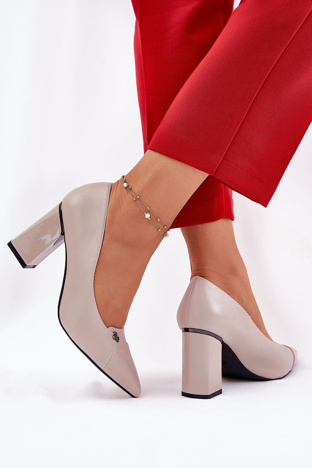  Pantofi dcu toc gros model 211982 Step in style 