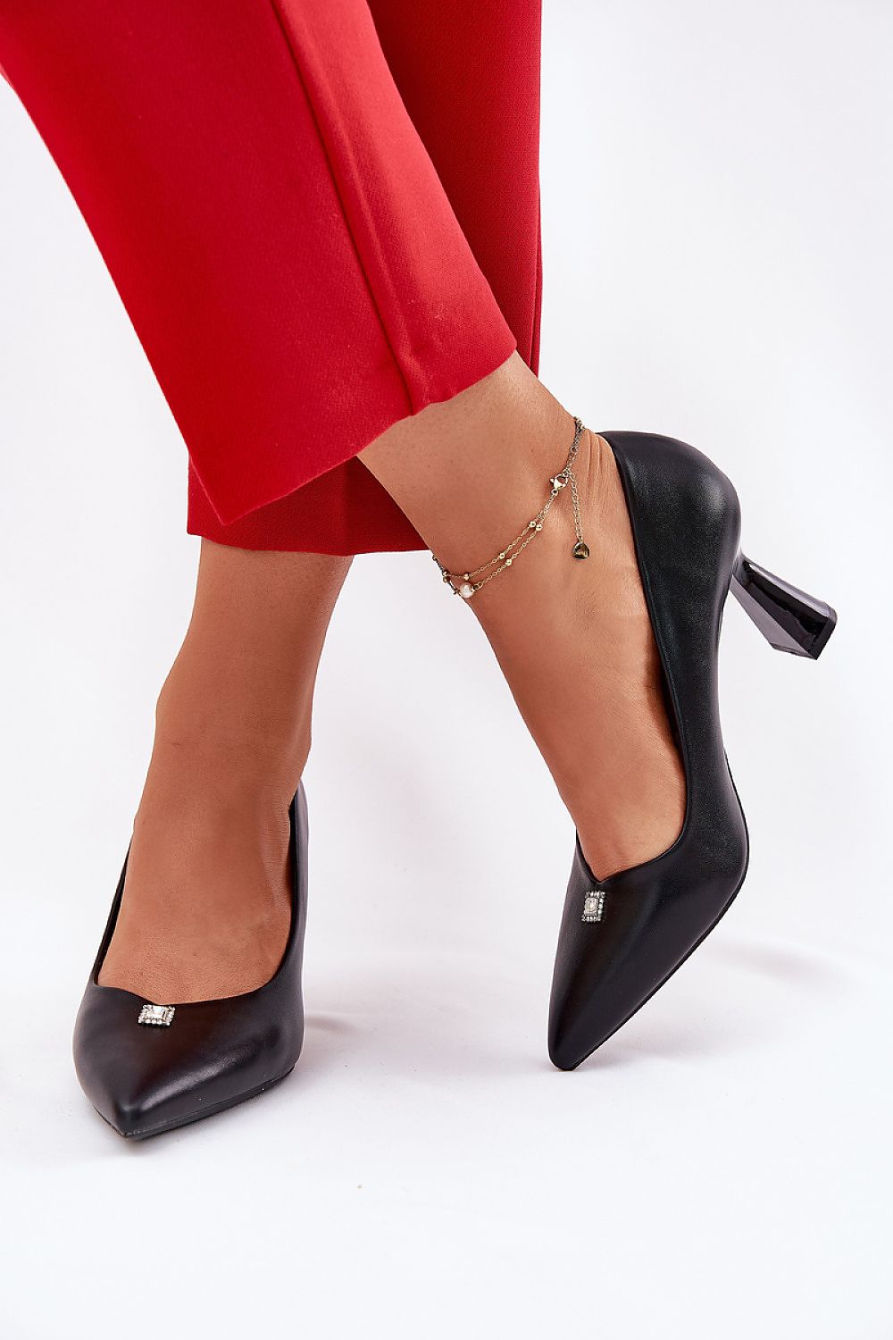  Pantofi cu toc simplu model 211985 Step in style 