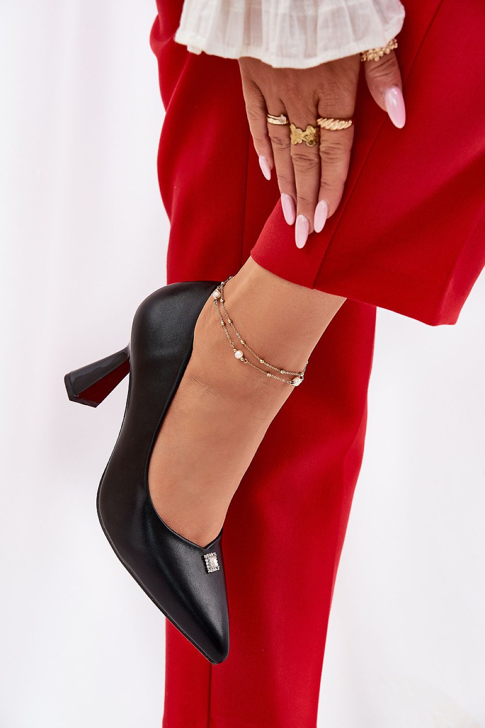  Pantofi cu toc simplu model 211985 Step in style 