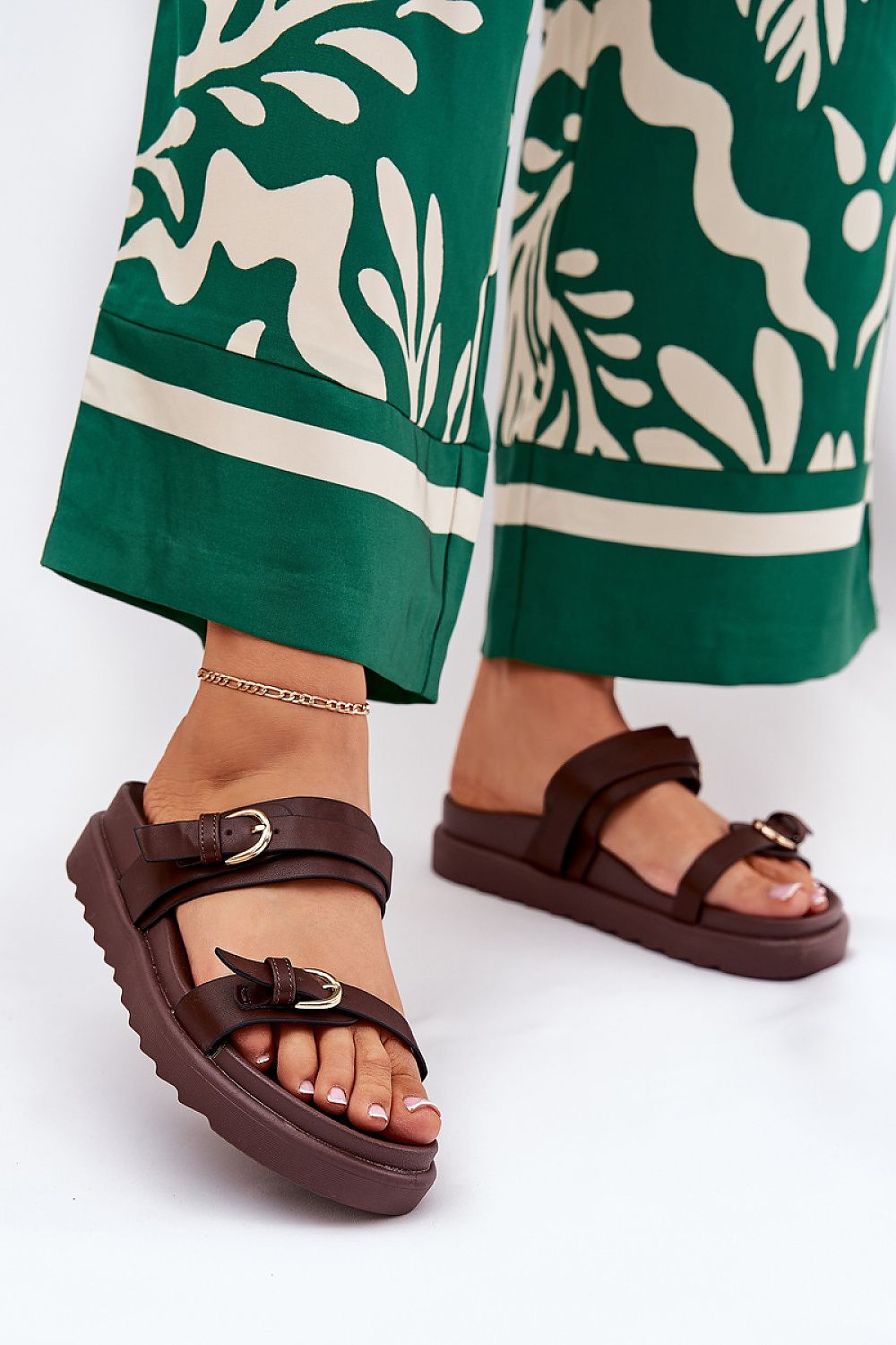  Papuci cu platformă model 212142 Step in style 