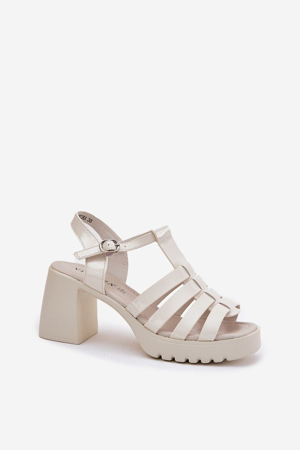  Sandale cu toc model 212575 Step in style 