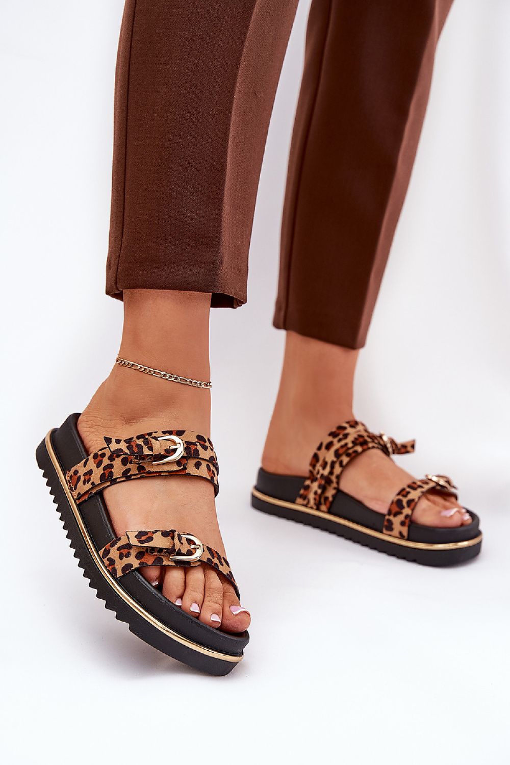  Papuci cu platformă model 212611 Step in style 