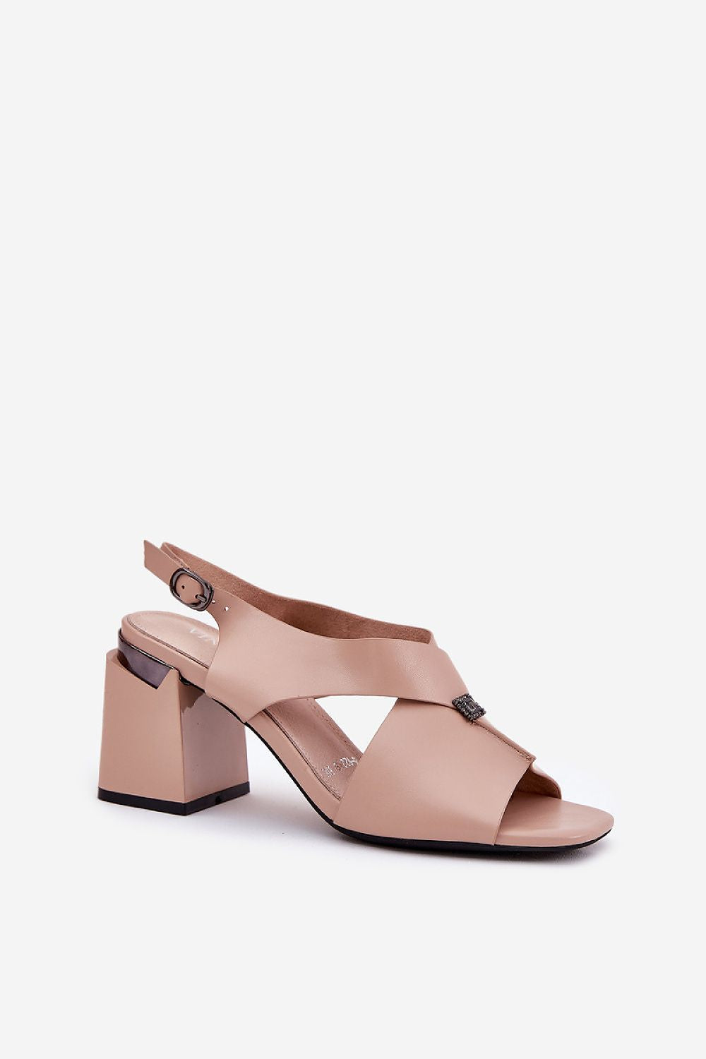  Sandale cu toc model 212827 Step in style 