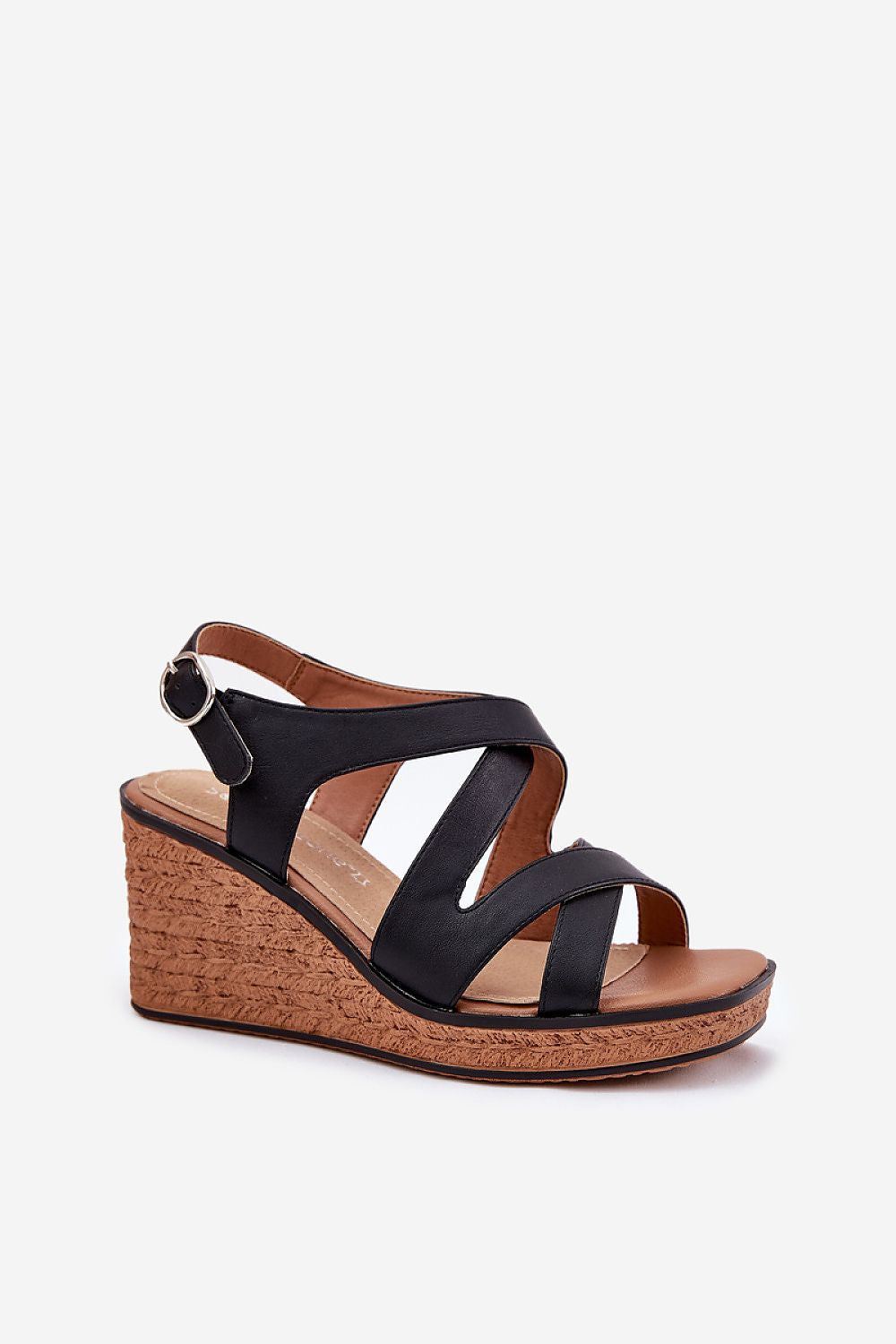  Sandale cu talpă tip pană model 212834 Step in style 