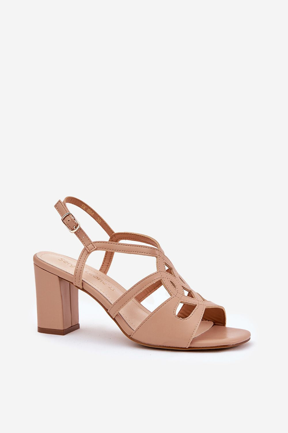  Sandale cu toc model 212835 Step in style 