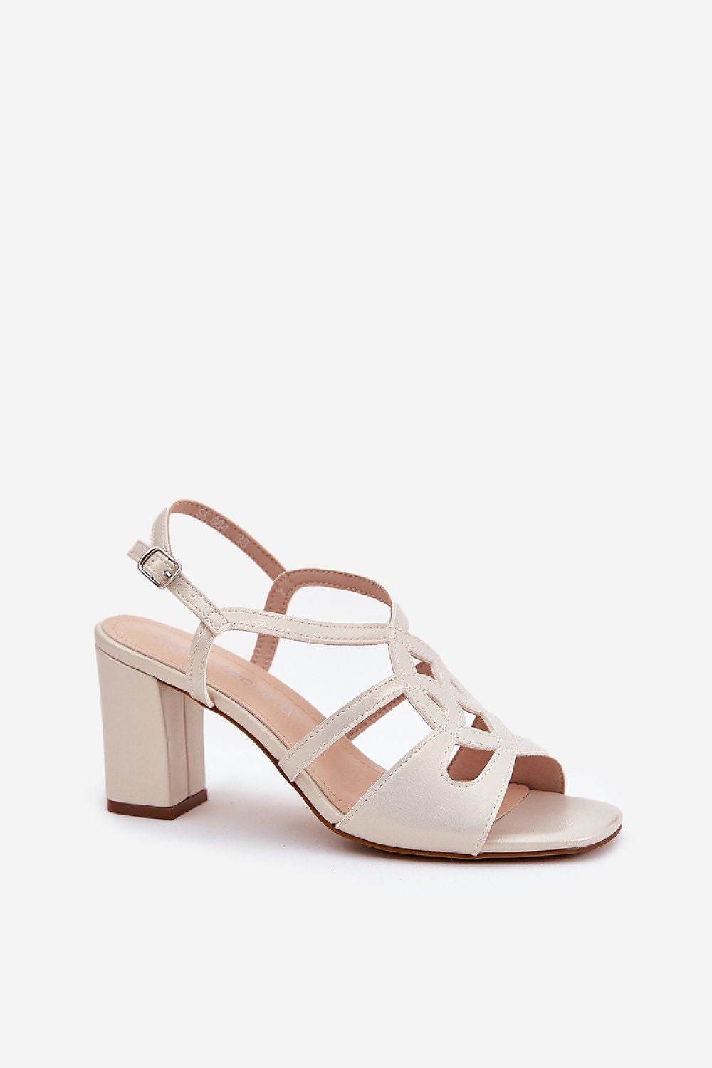  Sandale cu toc model 212837 Step in style 
