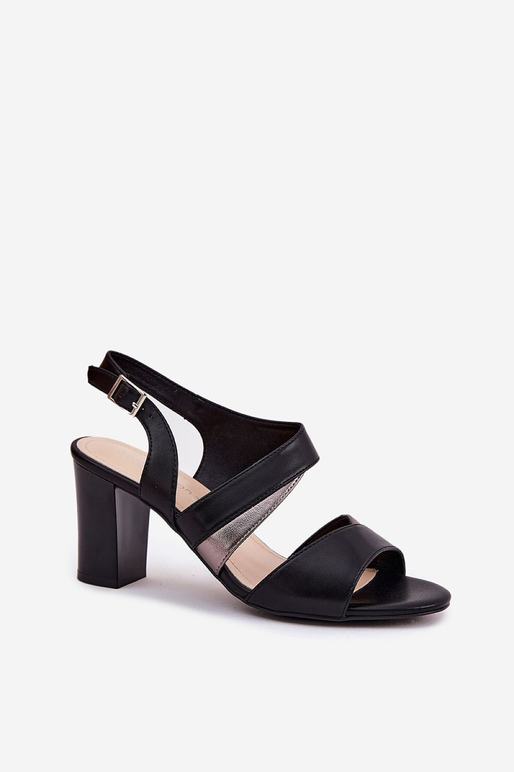  Sandale cu toc model 212908 Step in style 