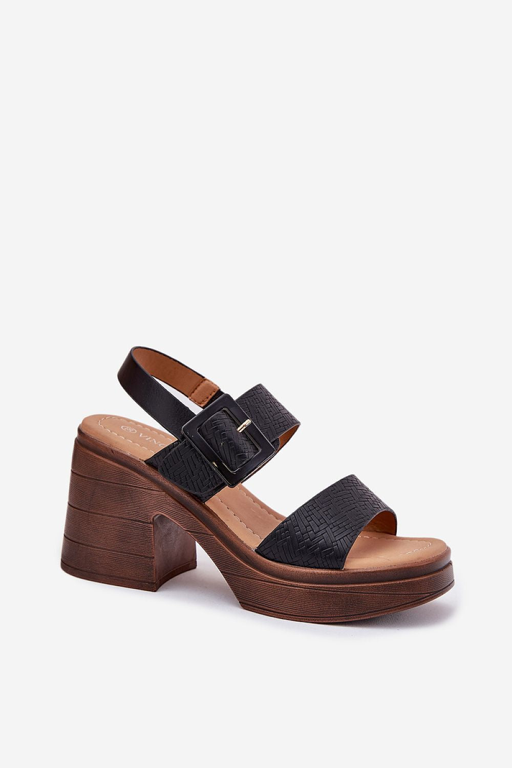  Sandale cu toc model 213164 Step in style 