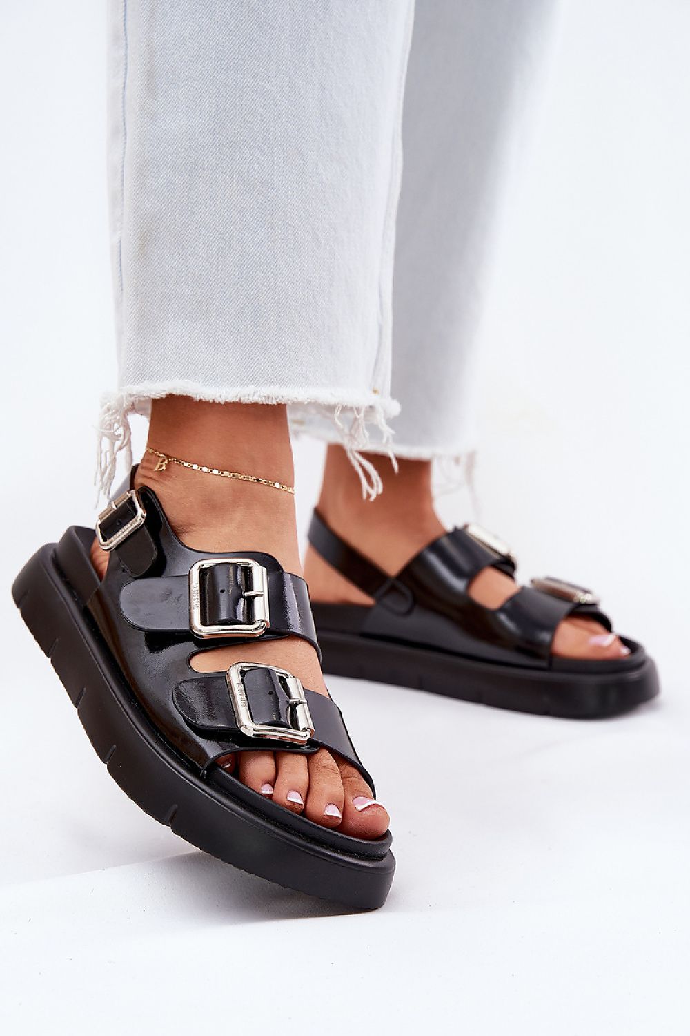  Sandale cu platformă model 213464 Step in style 