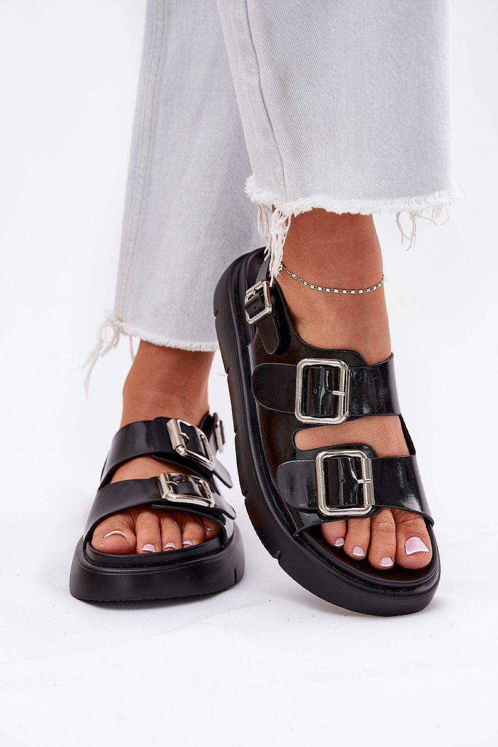  Sandale cu platformă model 213464 Step in style 