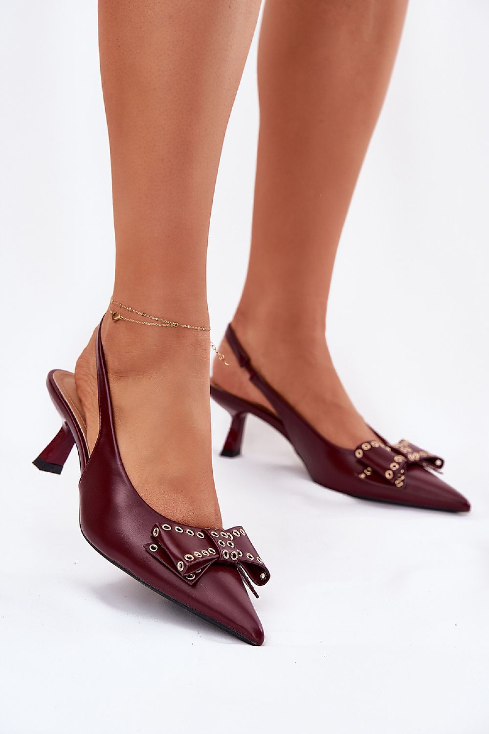  Pantofi cu toc simplu model 213888 Step in style 
