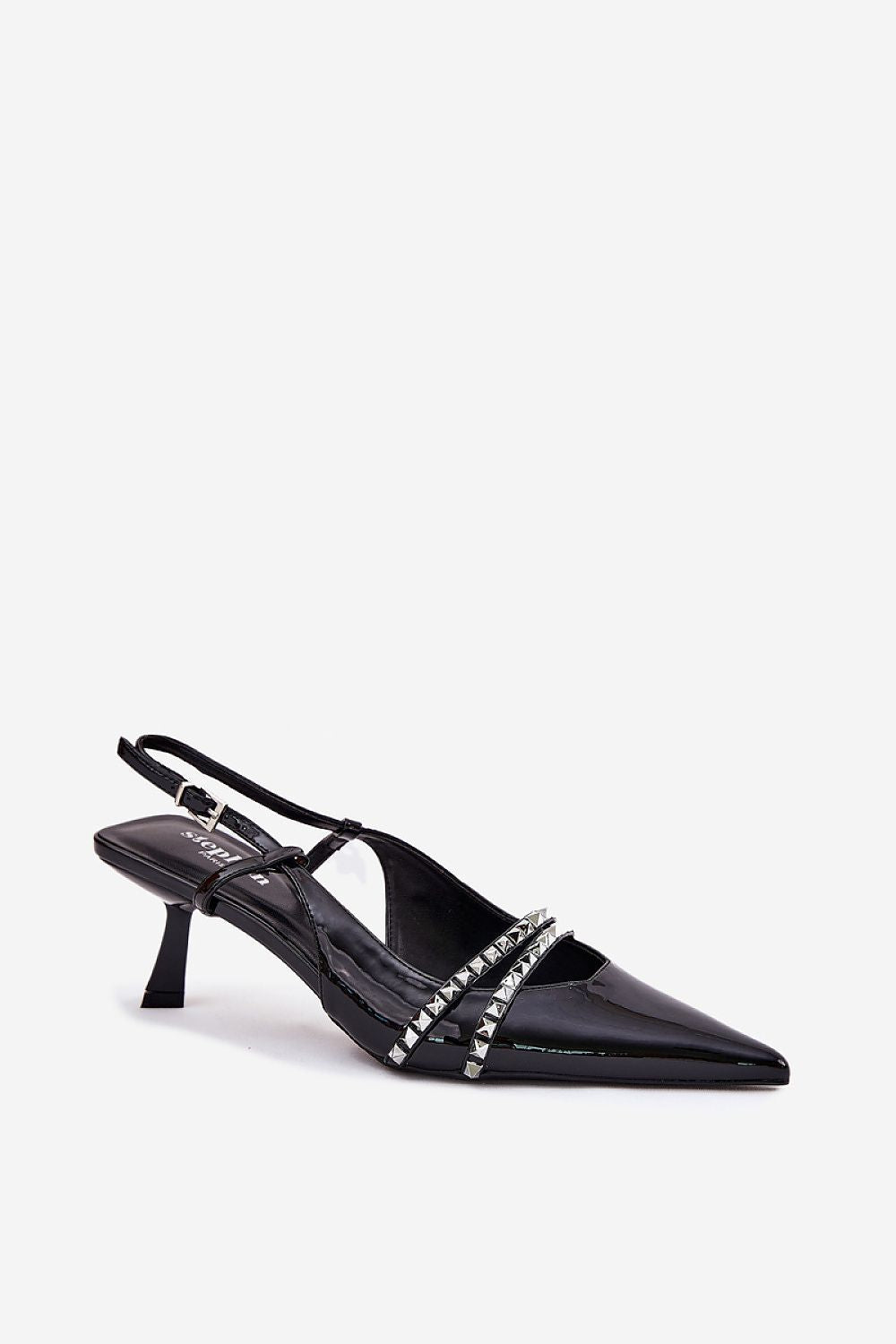 Pantofi cu toc simplu model 213891 Step in style 
