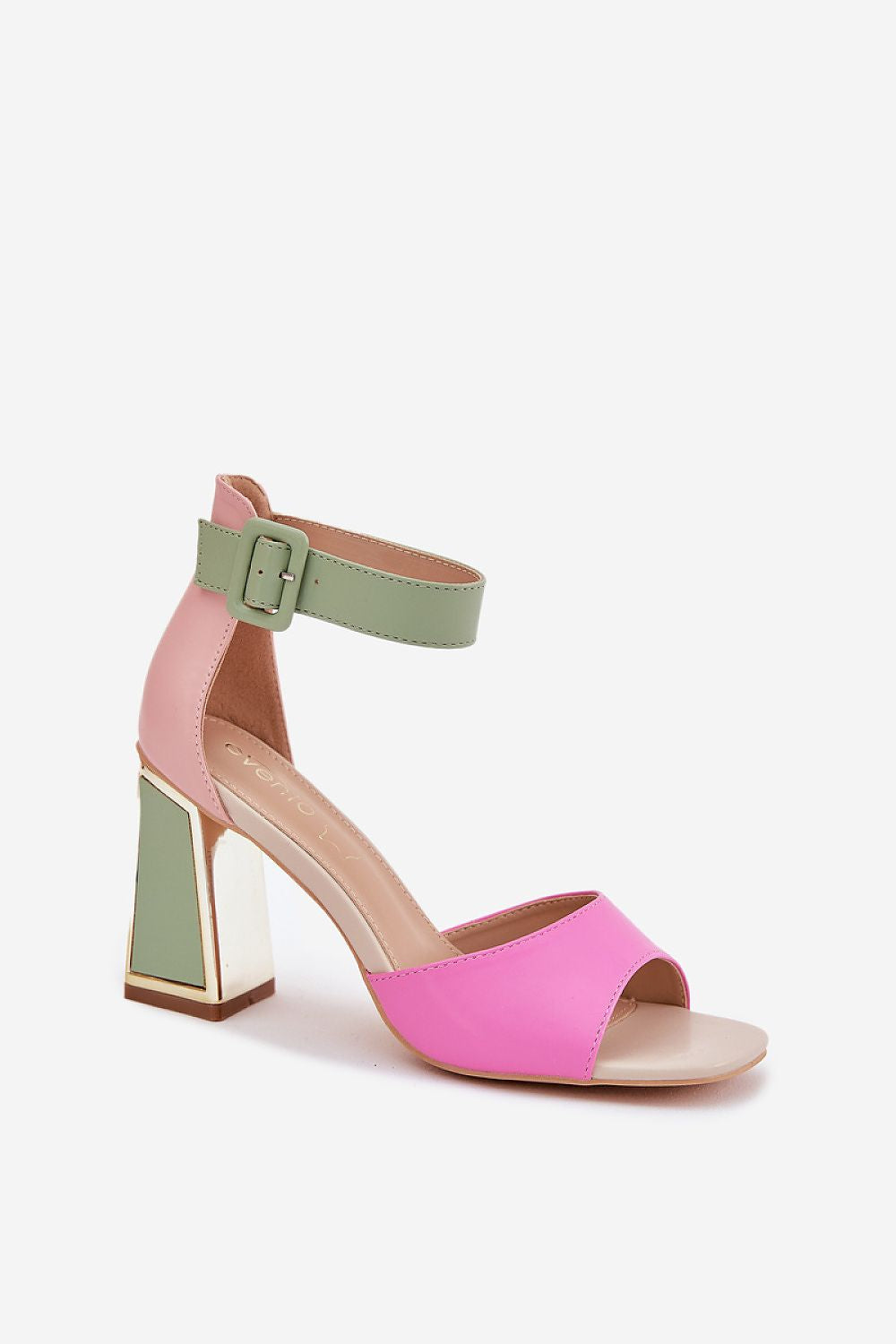  Sandale cu toc model 213924 Step in style 