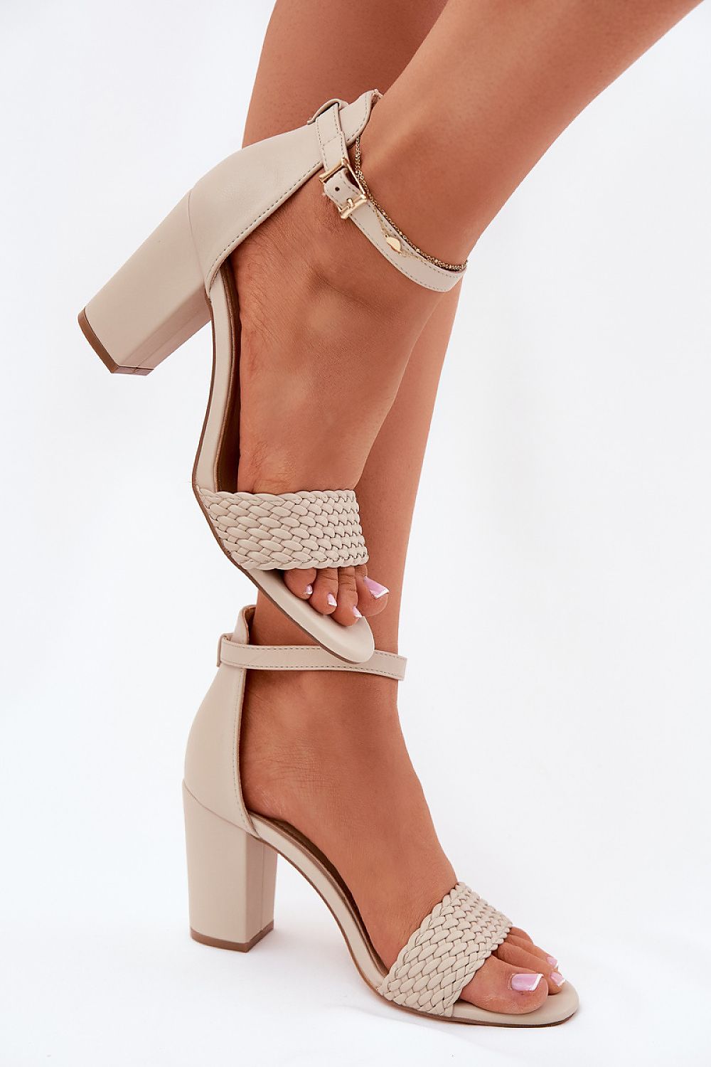  Sandale cu toc model 213925 Step in style 