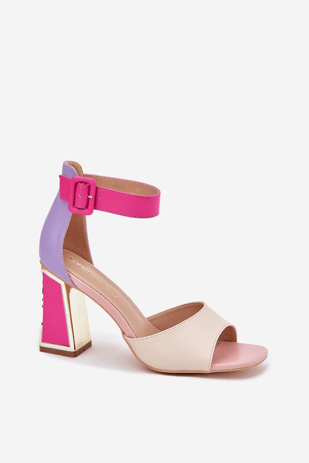  Sandale cu toc model 213932 Step in style 