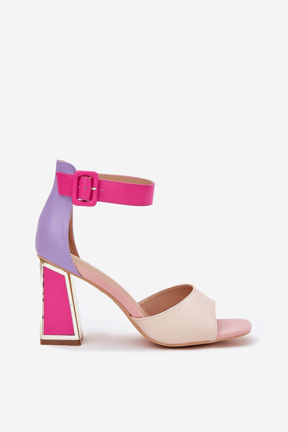  Sandale cu toc model 213932 Step in style 