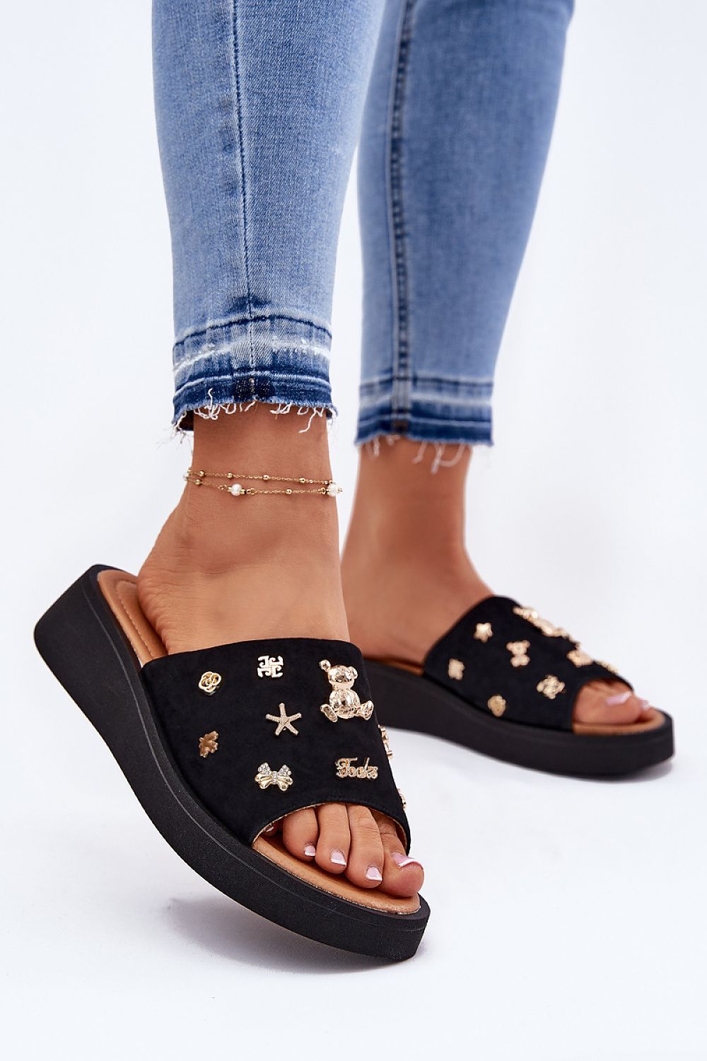  Papuci cu platformă model 213953 Step in style 