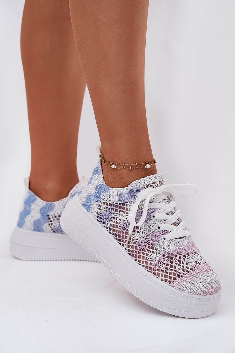  Pantofi sport pe platformă model 214079 Step in style 