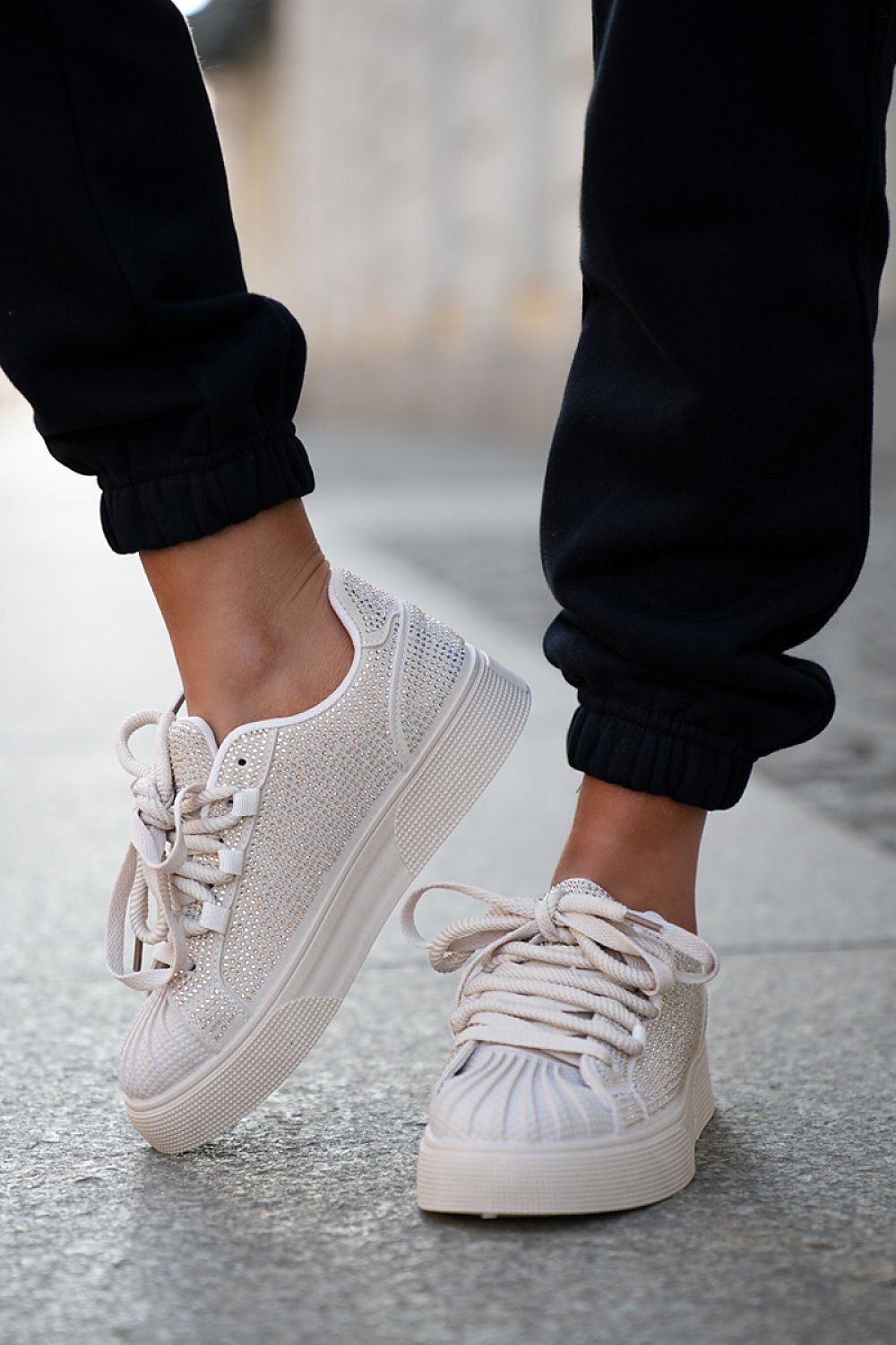  Pantofi sport pe platformă model 214318 Step in style 