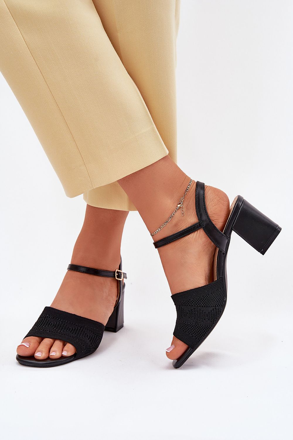  Sandale cu toc model 214686 Step in style 