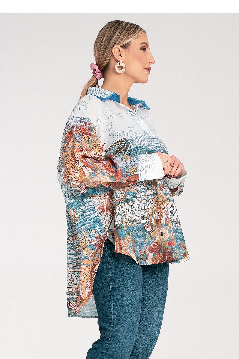  Cămaşă cu mânecă lungă model 214920 Figl 