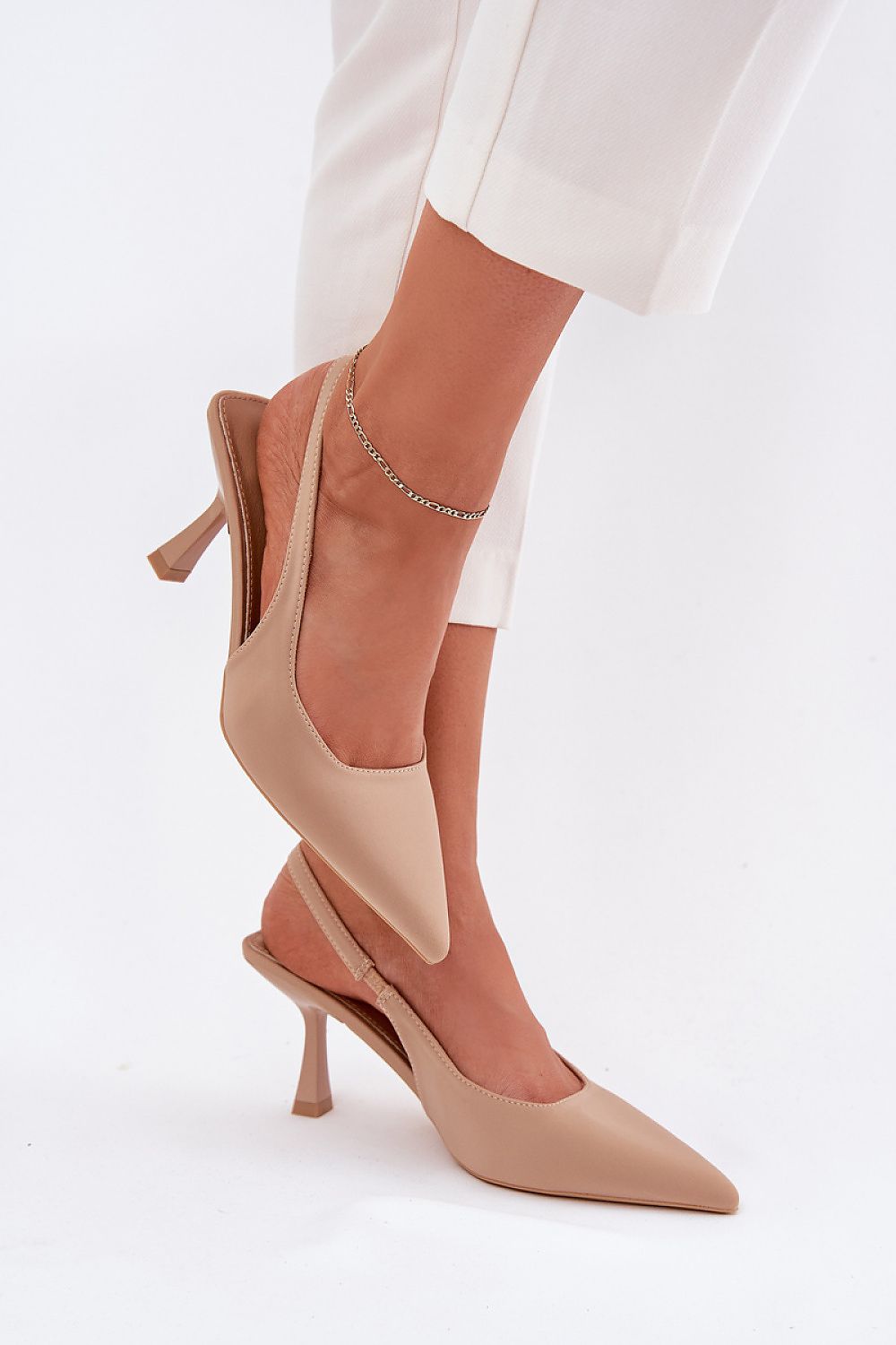  Sandale cu toc model 214992 Step in style 