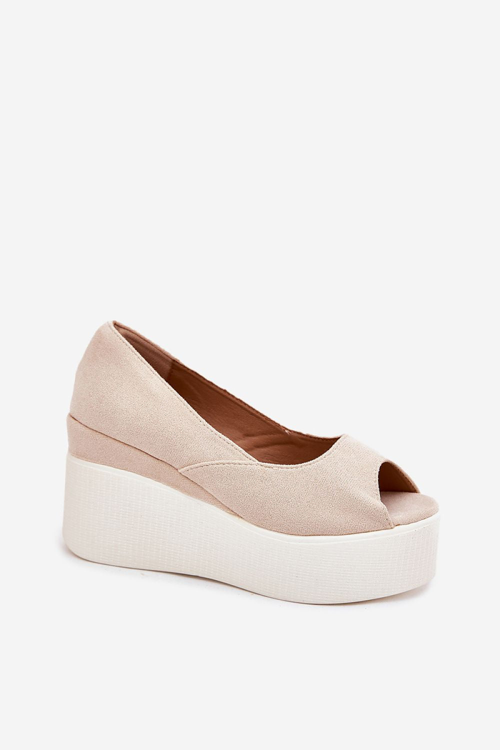  Sandale cu talpă tip pană model 215009 Step in style 