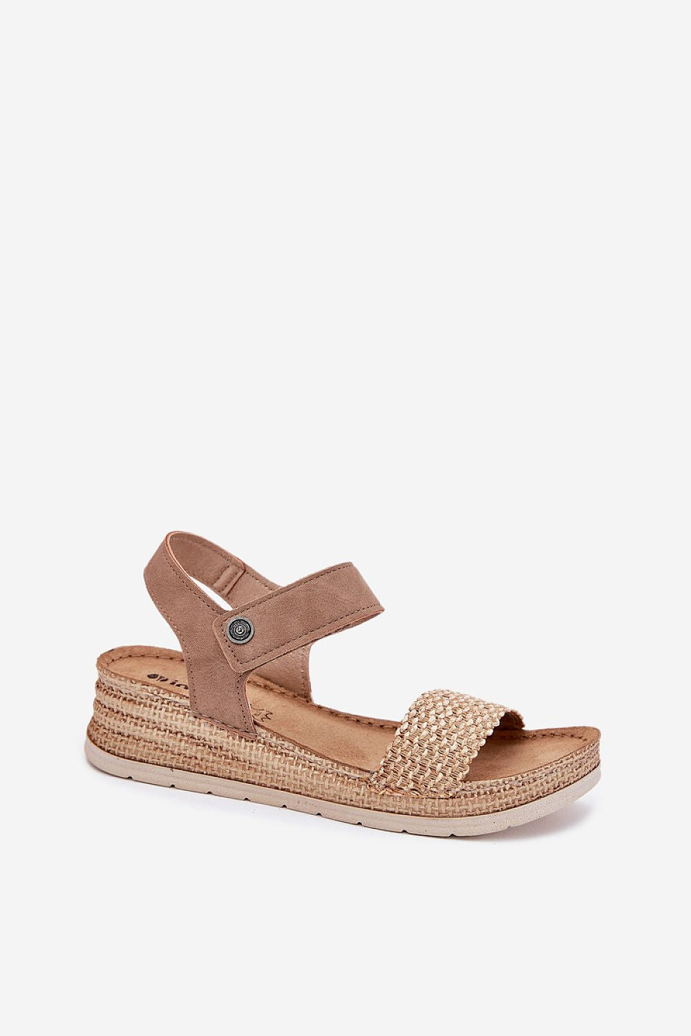  Sandale cu talpă tip pană model 215011 Step in style 
