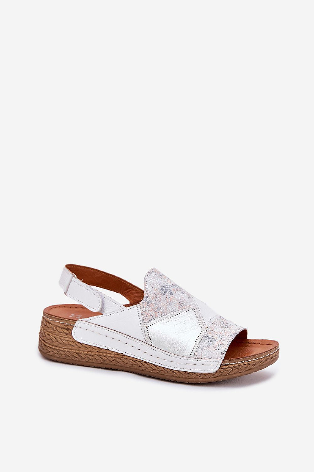  Sandale cu talpă tip pană model 215017 Step in style 