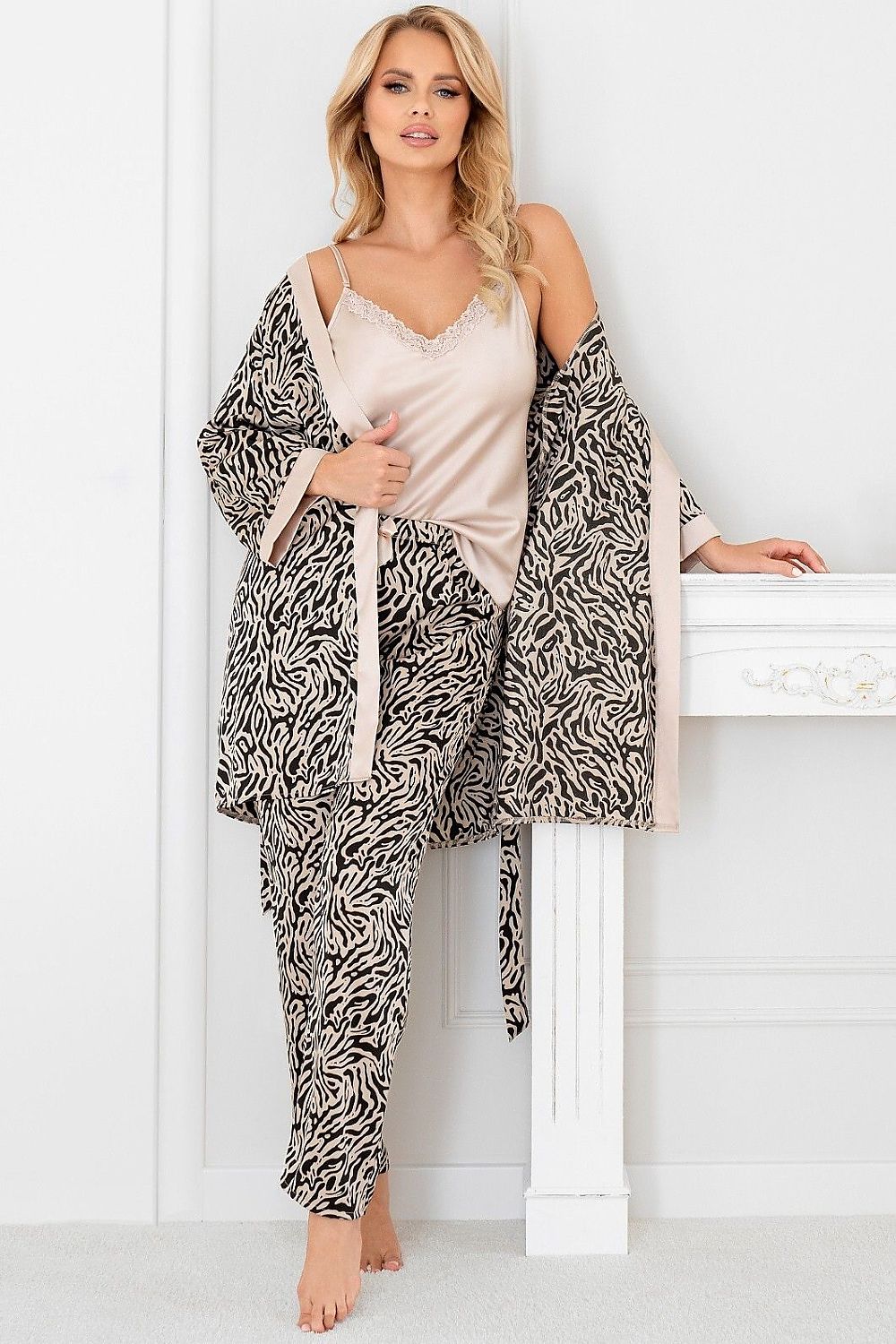  Cămaşă de noapte scurtă model 215549 Donna 