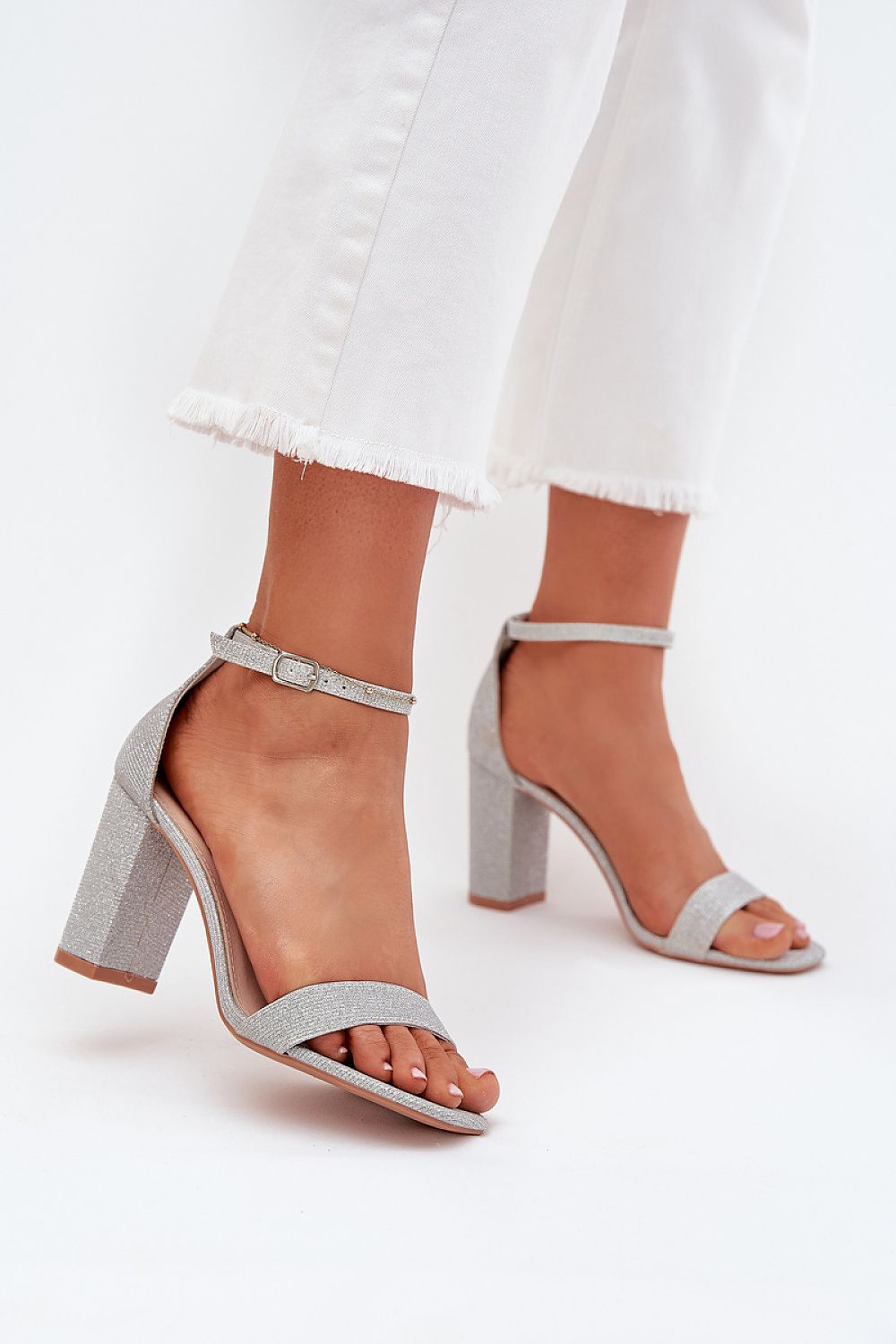  Sandale cu toc model 215641 Step in style 