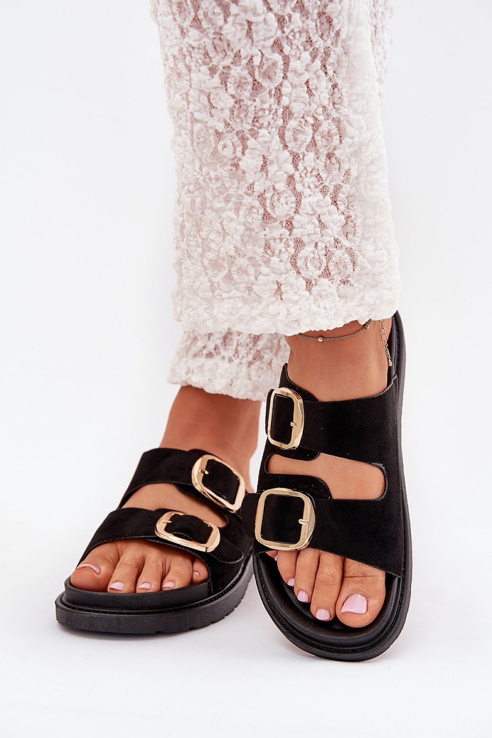  Papuci cu platformă model 215658 Step in style 