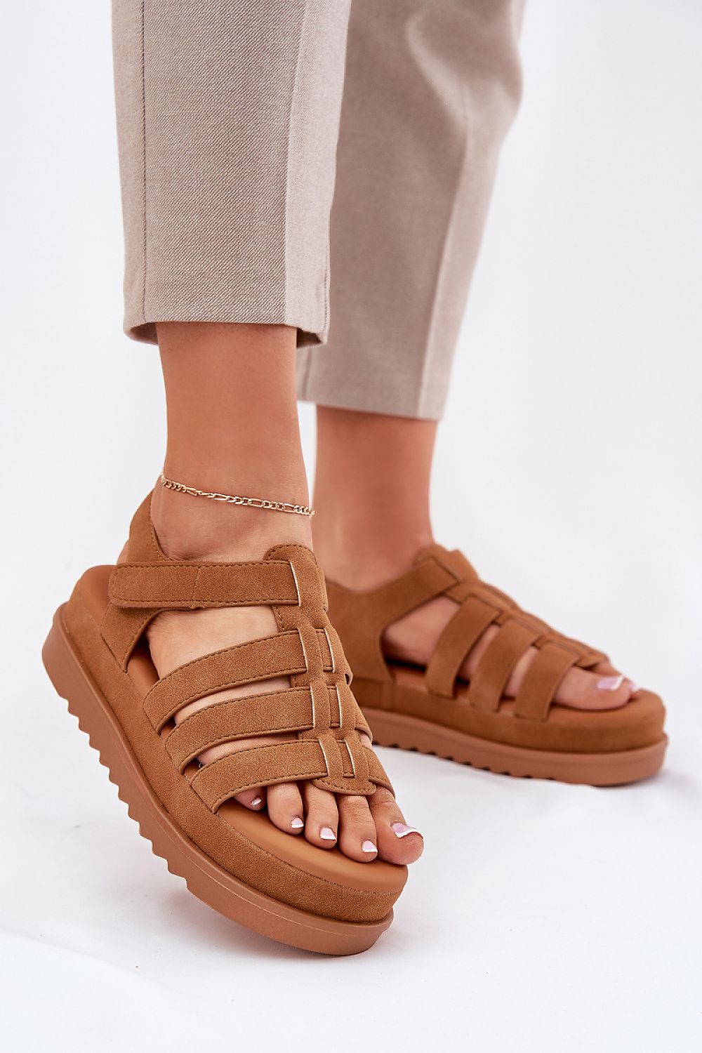 Sandale cu platformă model 215717 Step in style 