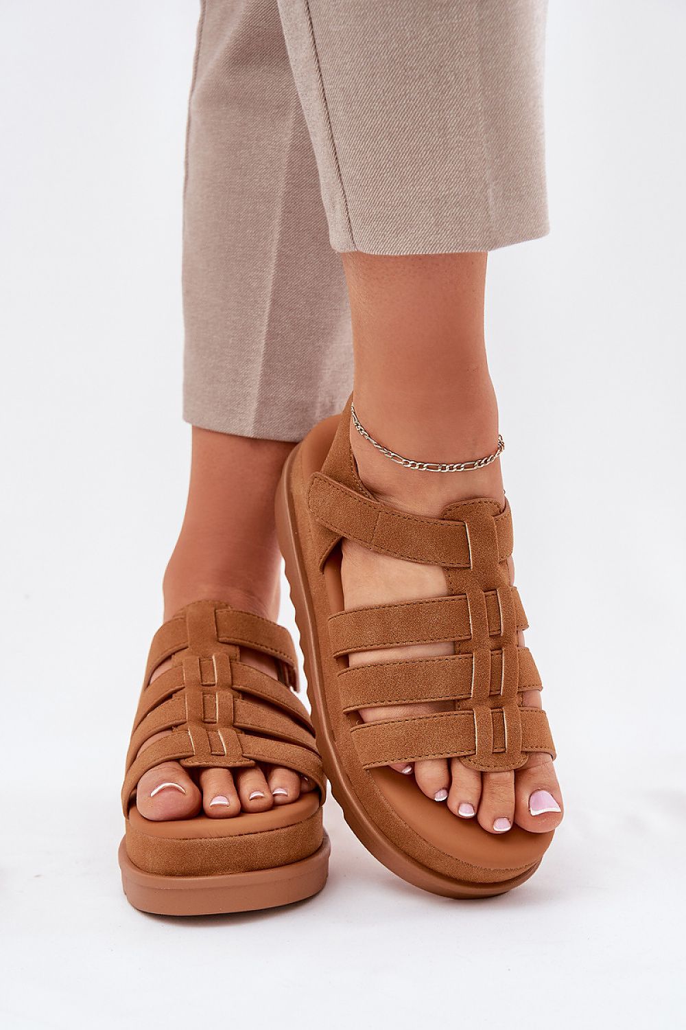  Sandale cu platformă model 215717 Step in style 