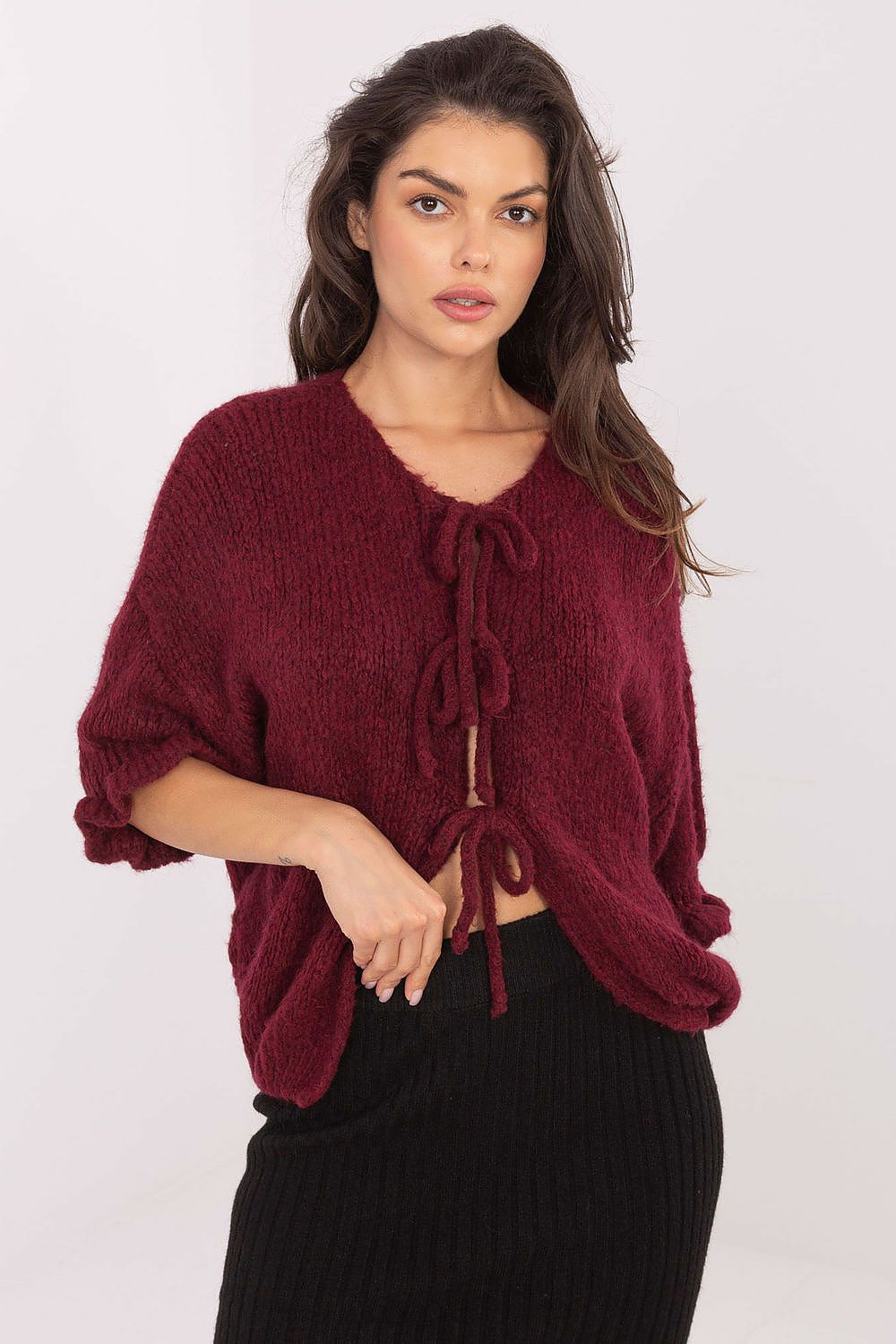  Sveter cu închidere model 216109 Italy Moda 