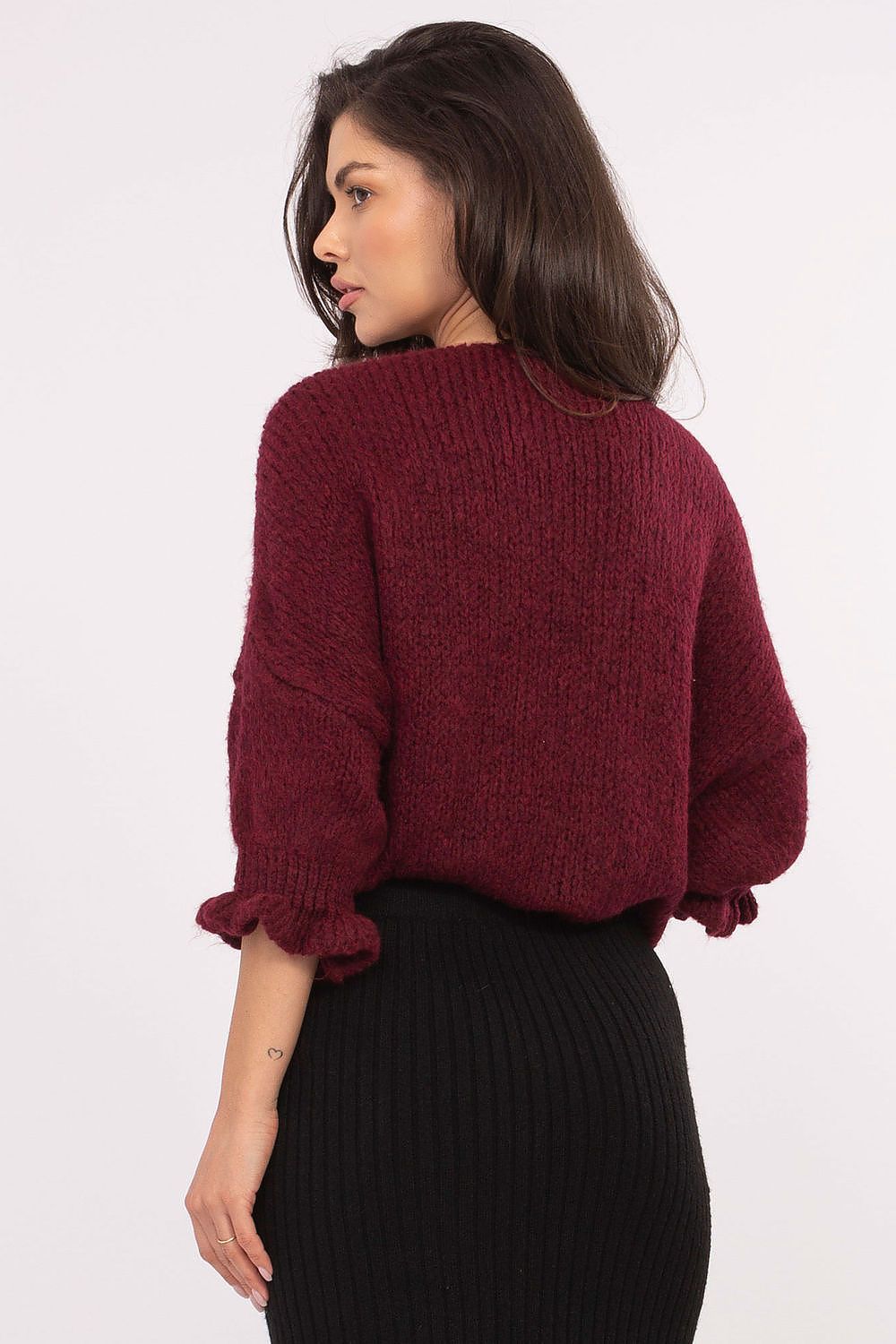  Sveter cu închidere model 216109 Italy Moda 