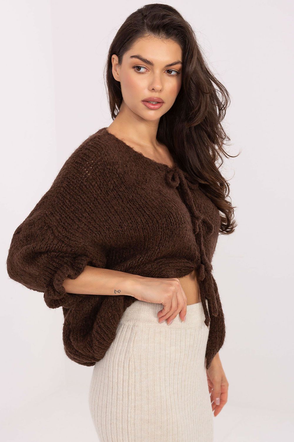  Sveter cu închidere model 216110 Italy Moda 