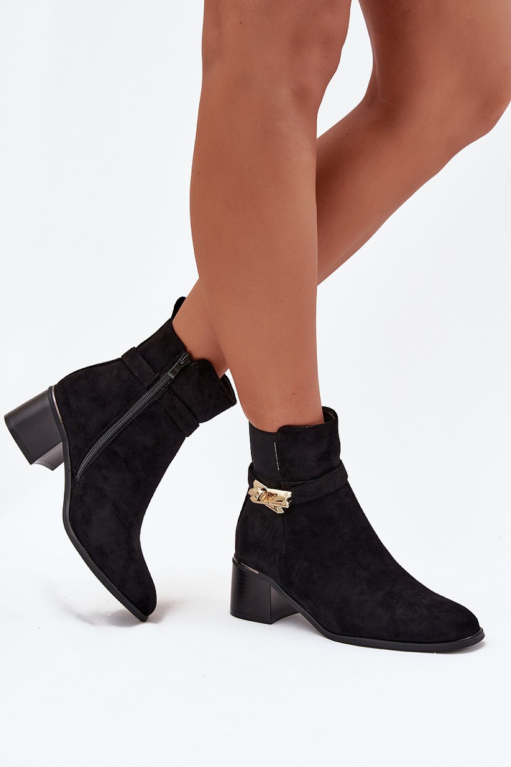  Botine cu toc model 216650 Step in style 