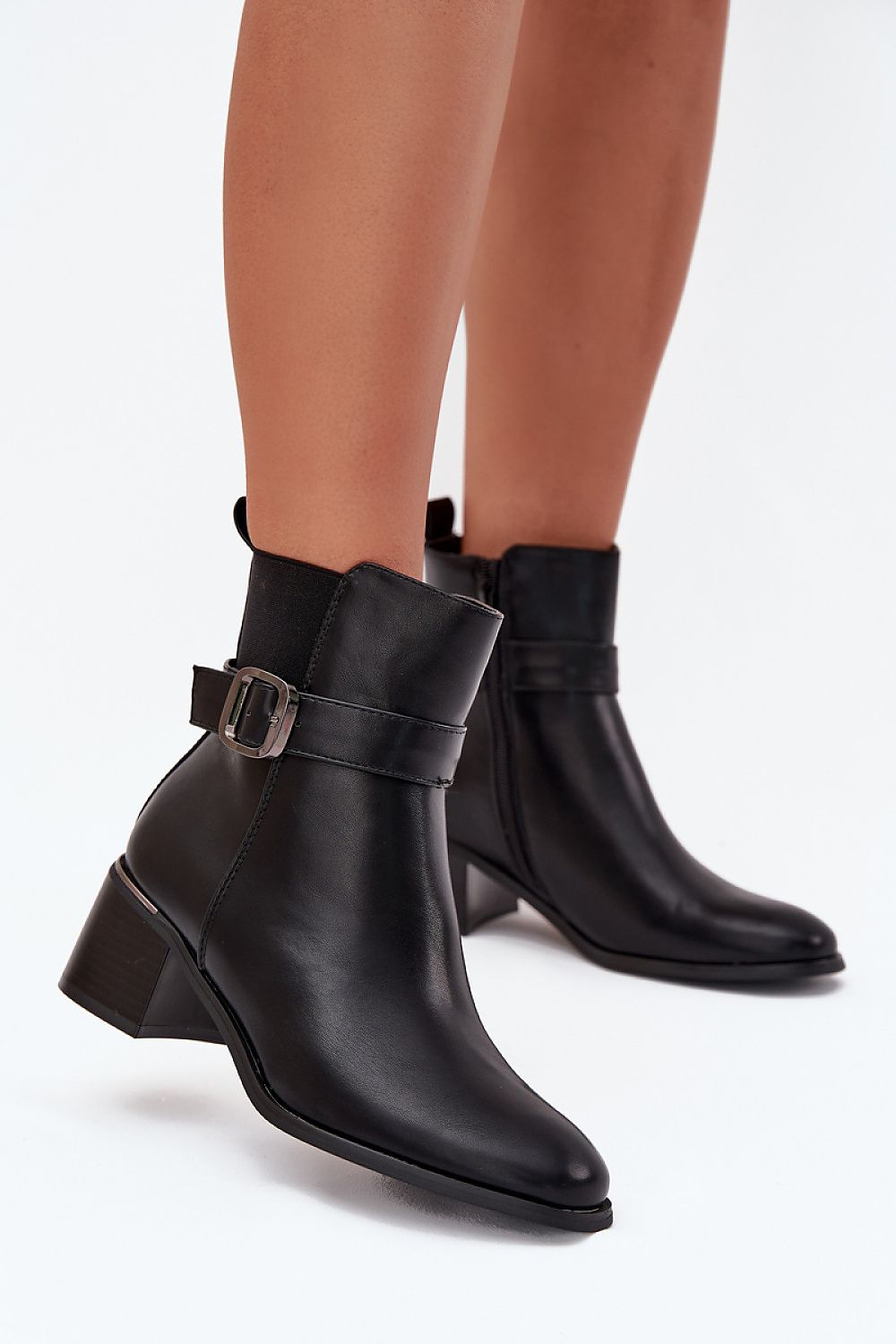  Botine cu toc model 216655 Step in style 