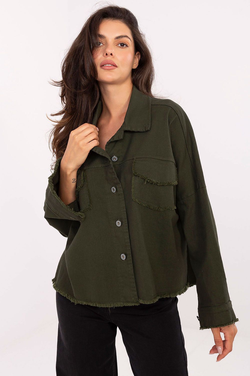  Cămaşă cu mânecă lungă model 216734 Rue Paris 