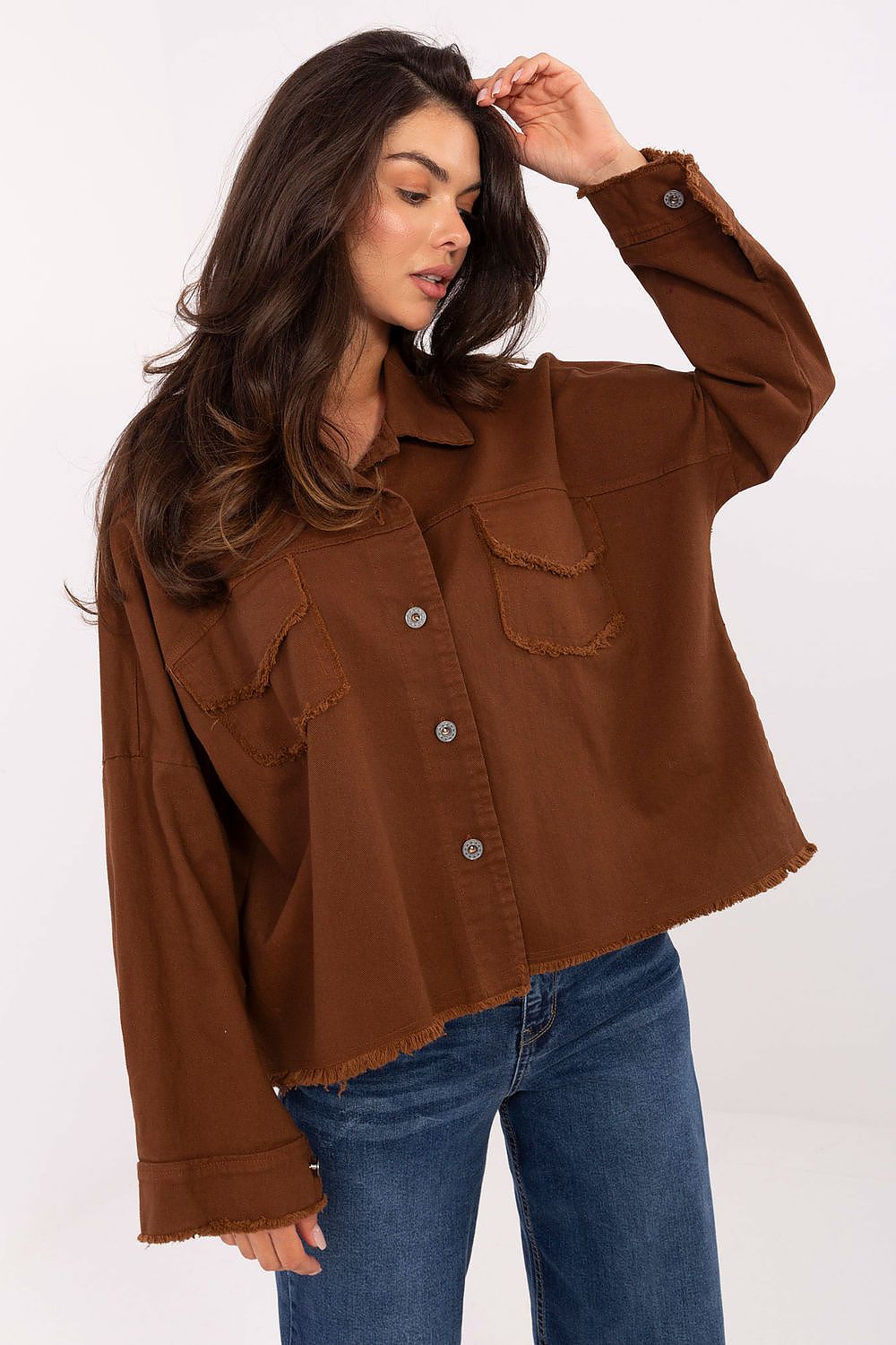  Cămaşă cu mânecă lungă model 216740 Rue Paris 