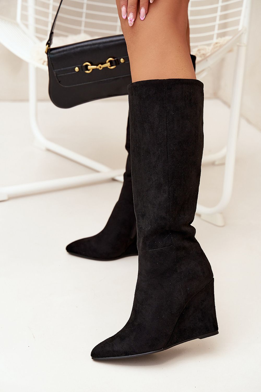  Cizme talpă tip pană model 216791 Step in style 