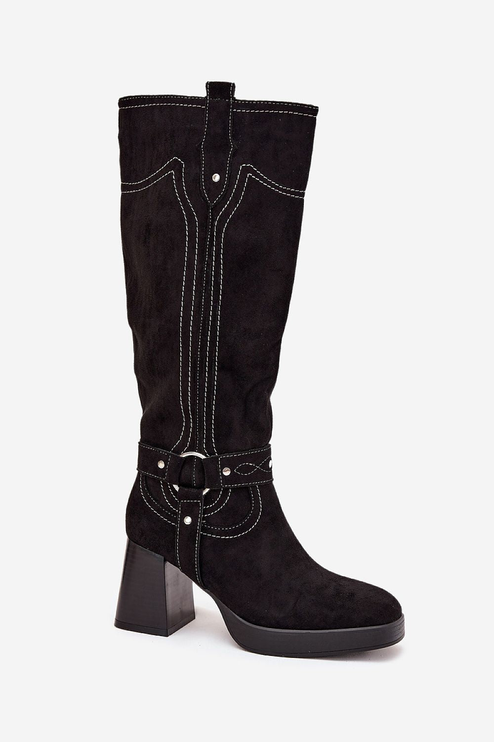  Cizme cu toc model 216796 Step in style 