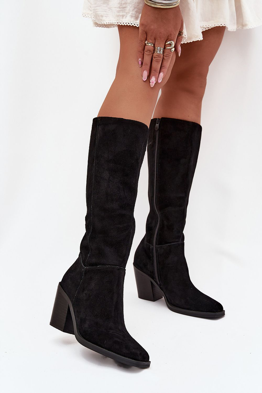 Cizme cu toc model 216797 Step in style 