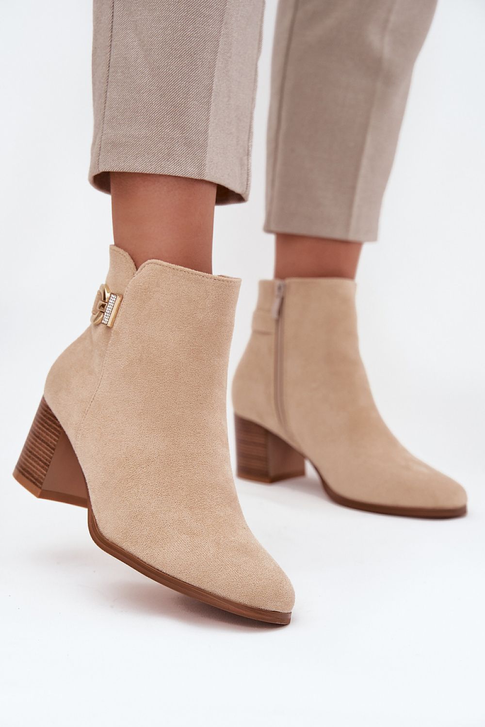  Botine cu toc model 216812 Step in style 