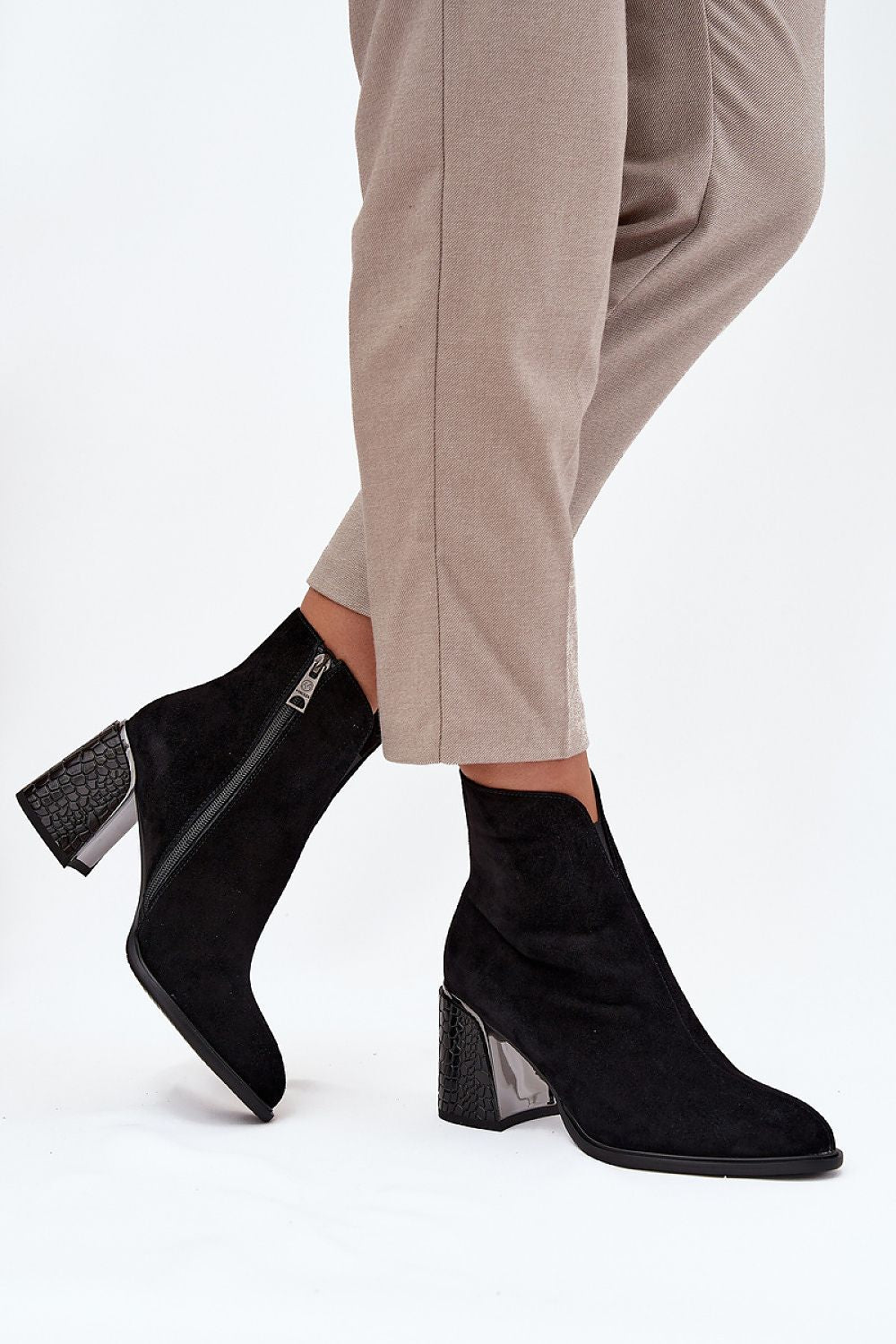  Botine cu toc model 216831 Step in style 