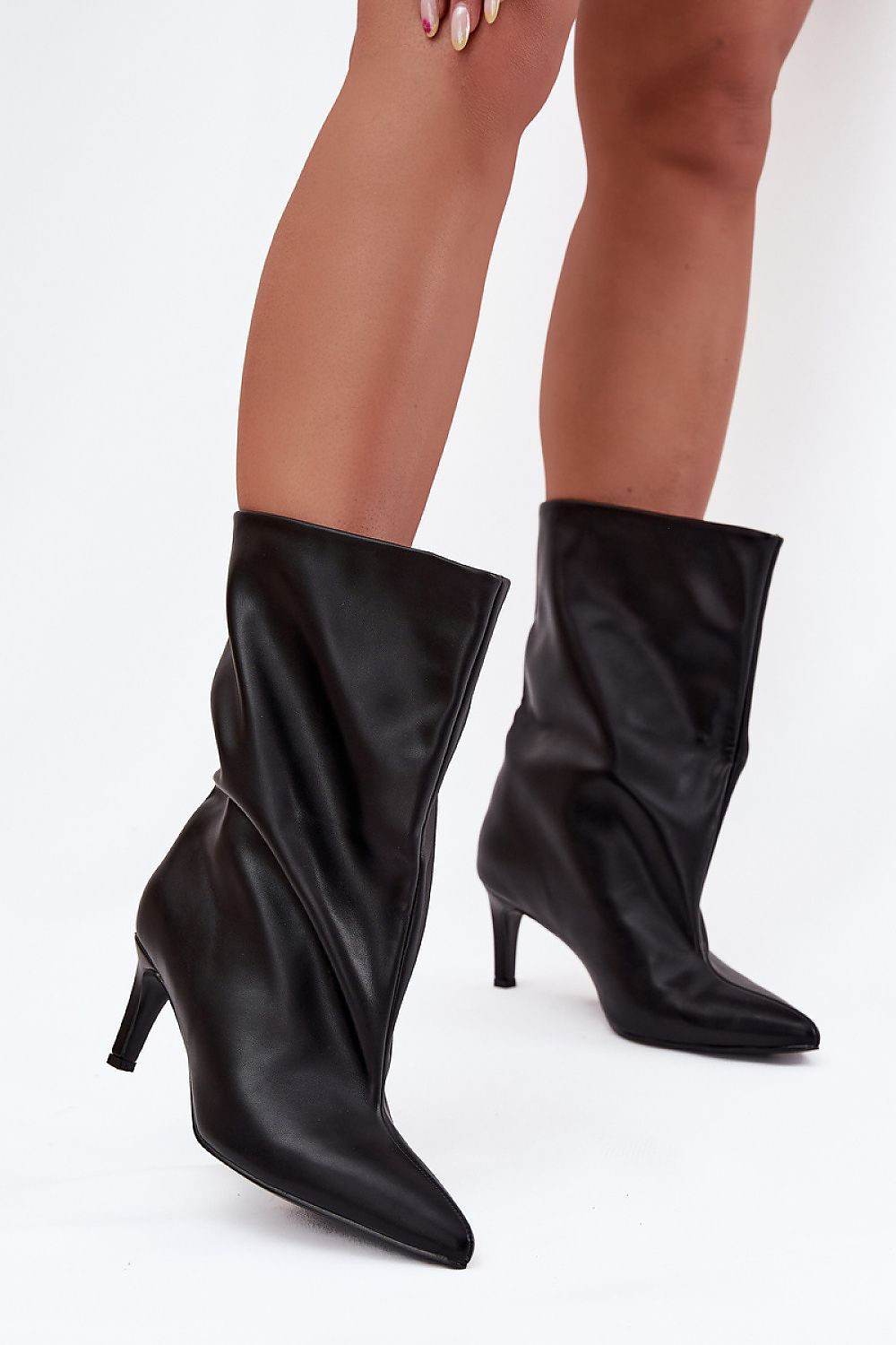  Botine cu toc model 216964 Step in style 