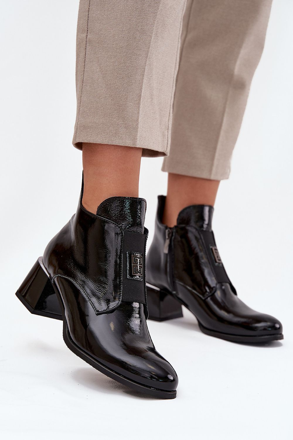  Botine cu toc model 216971 Step in style 