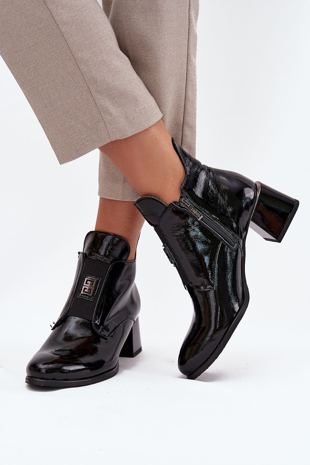  Botine cu toc model 216971 Step in style 